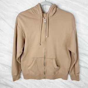 Hollister Tan Sweater Hoodie XS